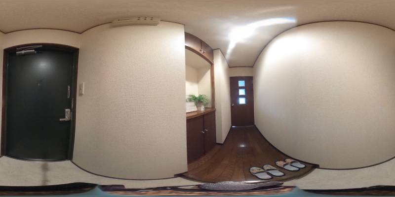 パノラマ画像玄関