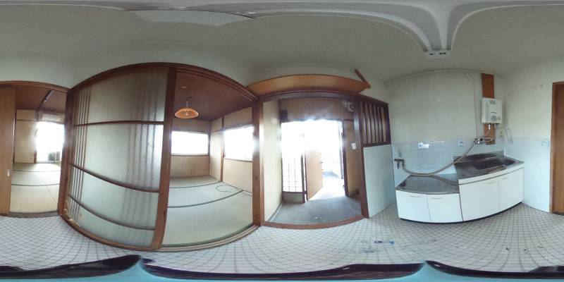 パノラマ画像キッチン