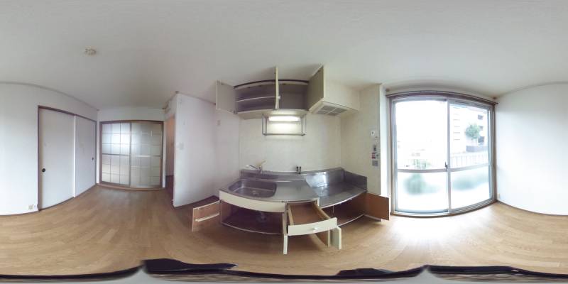 パノラマ画像キッチン