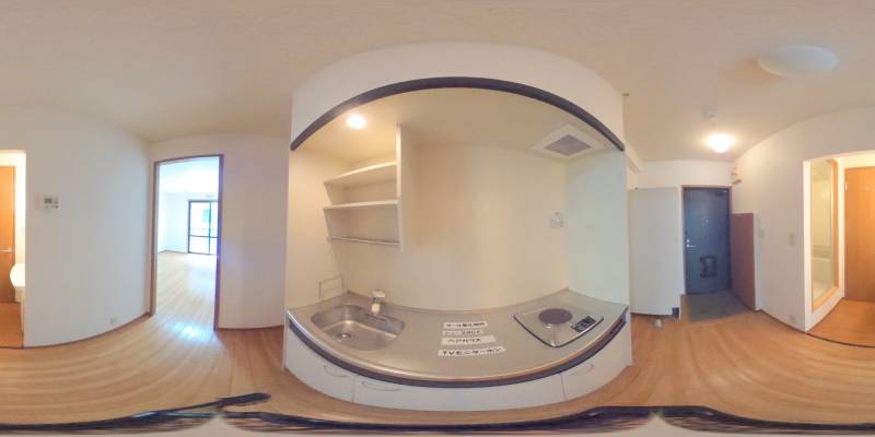 パノラマ画像キッチン