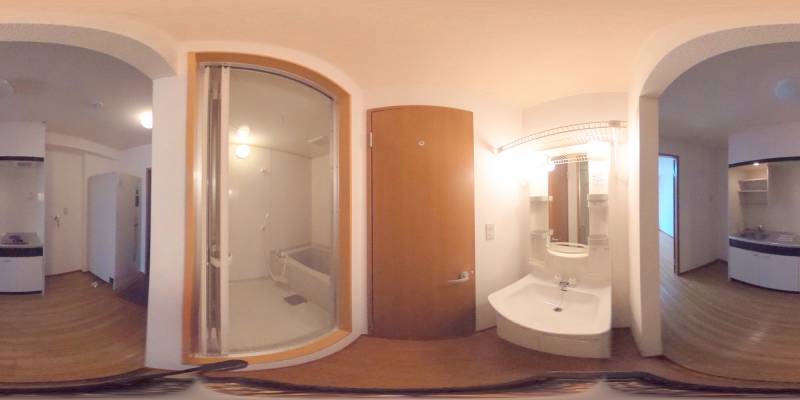 パノラマ画像洗面所