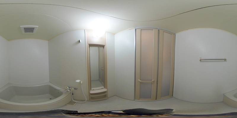 パノラマ画像バスルーム