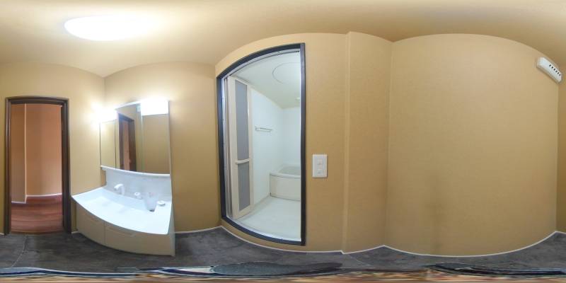 パノラマ画像洗面所