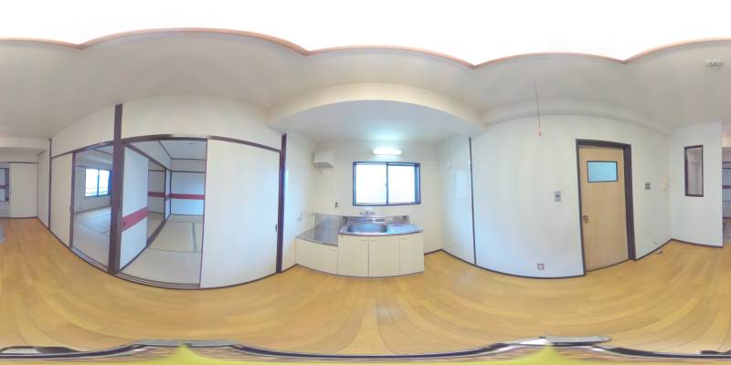 パノラマ画像キッチン