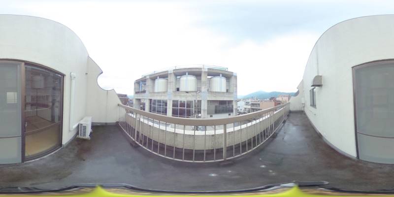 パノラマ画像バルコニー