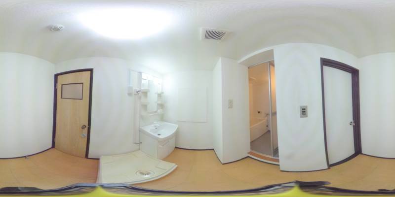 パノラマ画像洗面所