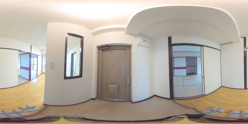 パノラマ画像玄関