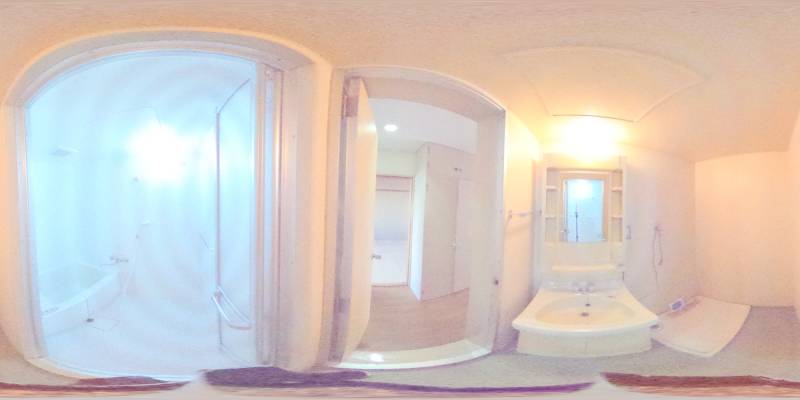 パノラマ画像バスルーム