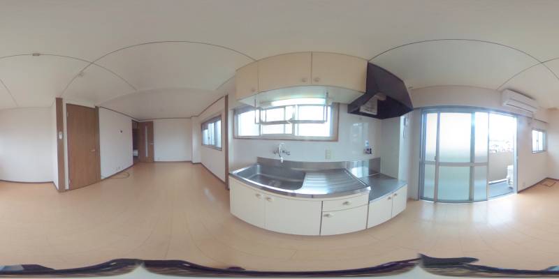 パノラマ画像キッチン