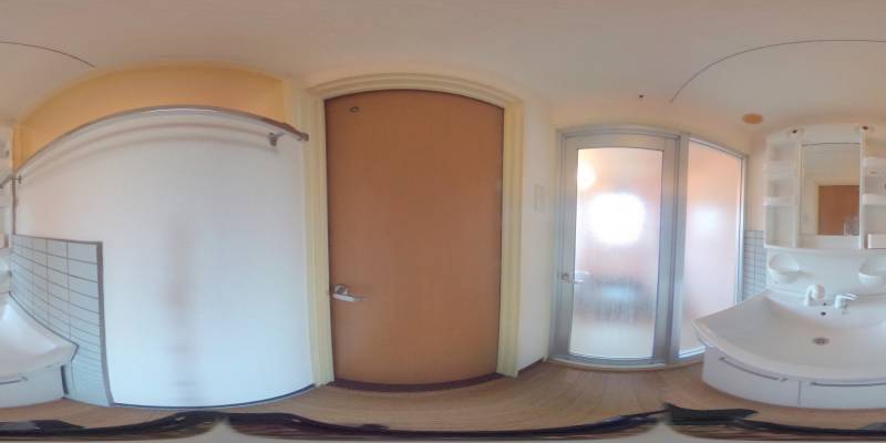 パノラマ画像洗面所