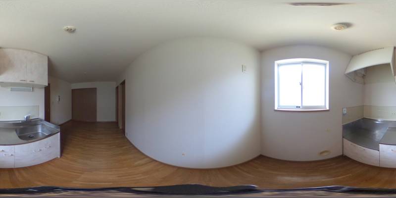 パノラマ画像キッチン