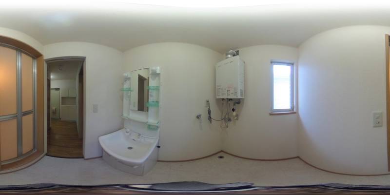 パノラマ画像洗面所