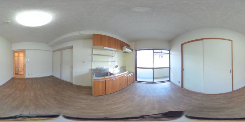 パノラマ画像キッチン