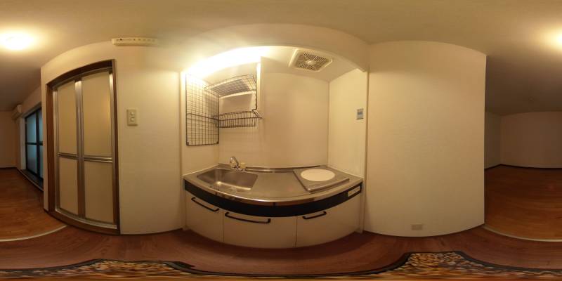 パノラマ画像キッチン