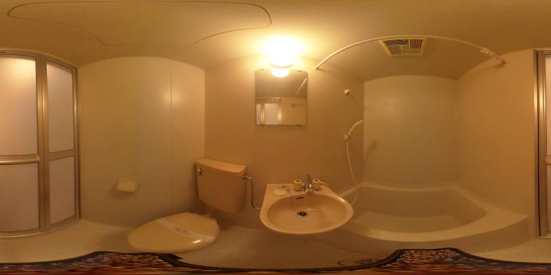 パノラマ画像バスルーム