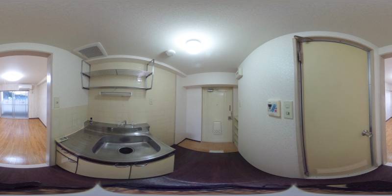 パノラマ画像キッチン