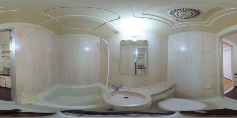 パノラマ画像バスルーム