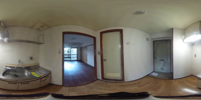 パノラマ画像キッチン