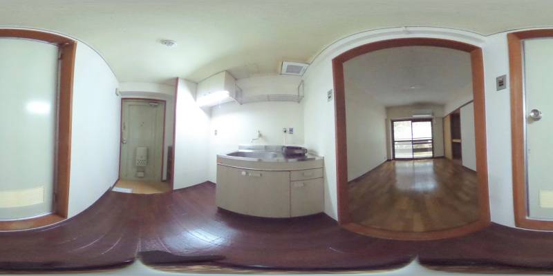 パノラマ画像キッチン