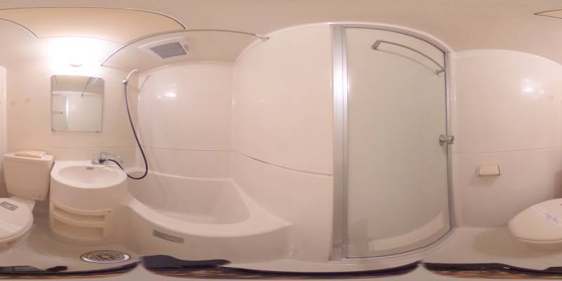 パノラマ画像バスルーム