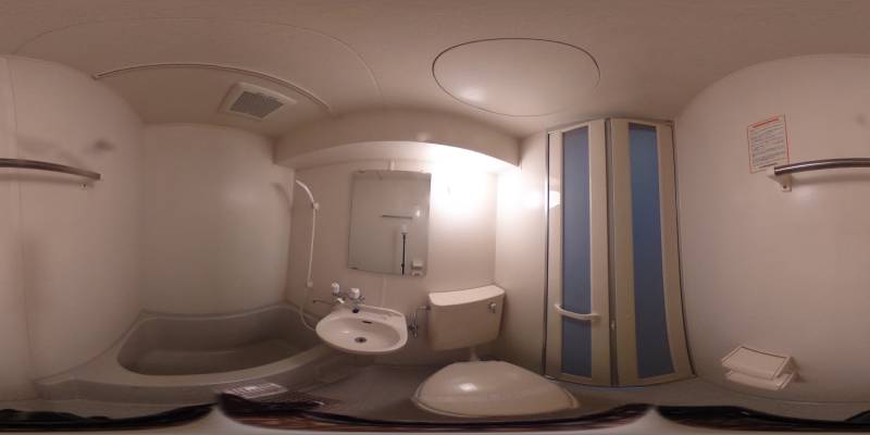 パノラマ画像バスルーム