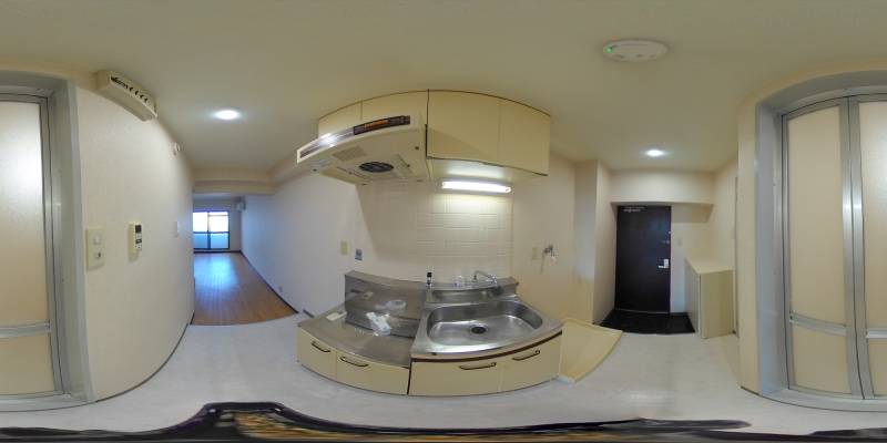 パノラマ画像キッチン