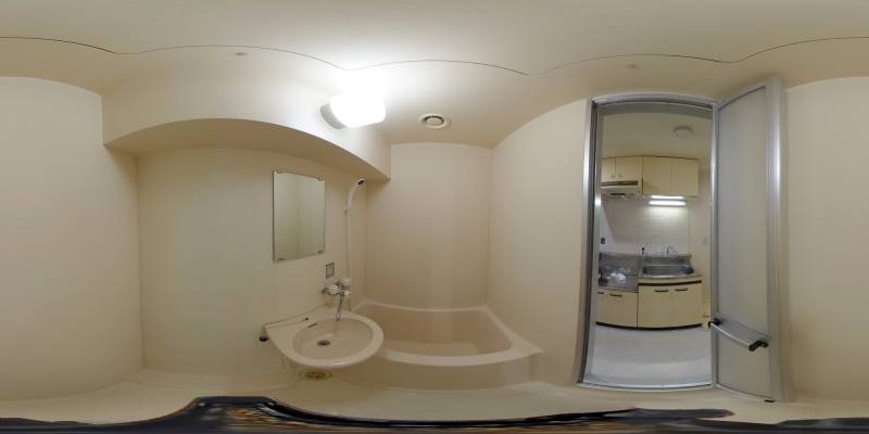 パノラマ画像バスルーム