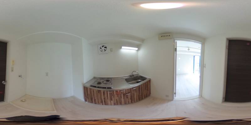 パノラマ画像キッチン