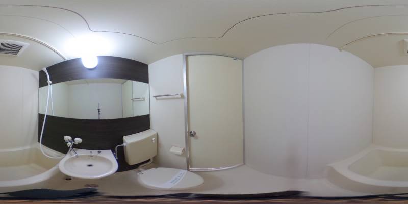 パノラマ画像バスルーム