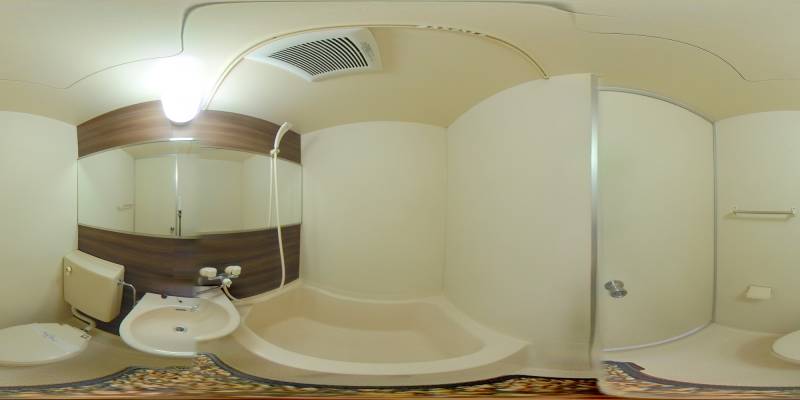 パノラマ画像バスルーム