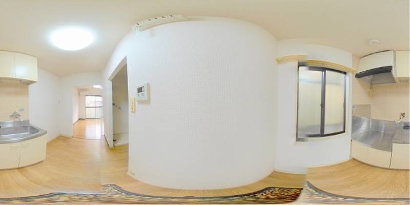 パノラマ画像キッチン