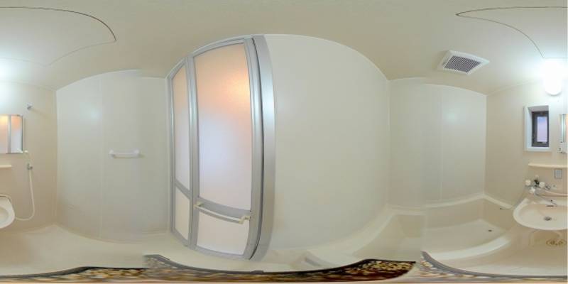 パノラマ画像バスルーム