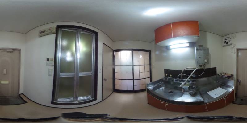 パノラマ画像キッチン