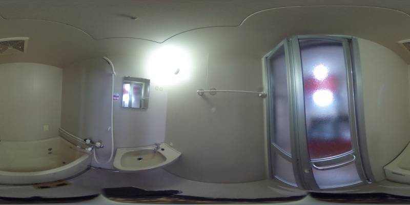 パノラマ画像バスルーム