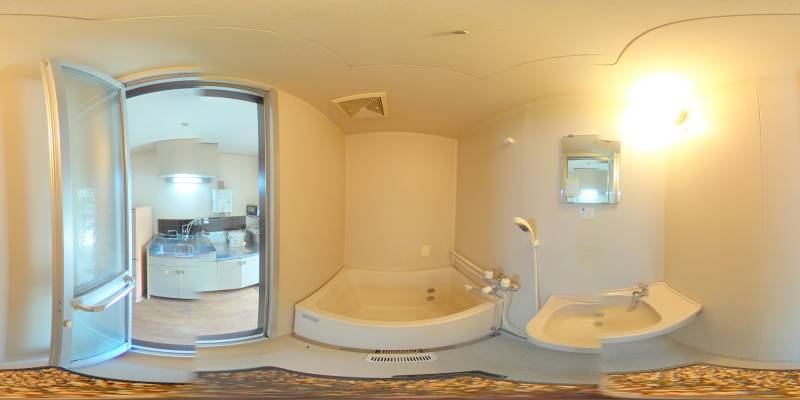 パノラマ画像バスルーム