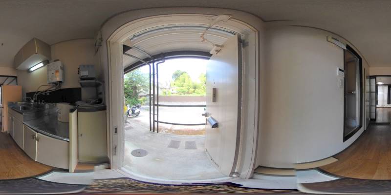 パノラマ画像玄関