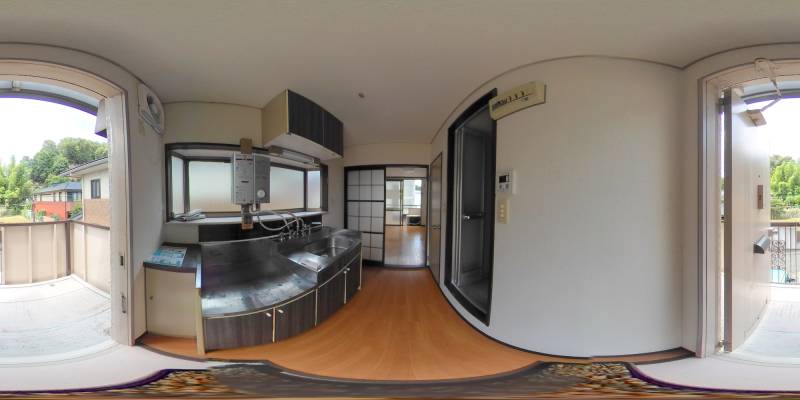 パノラマ画像玄関