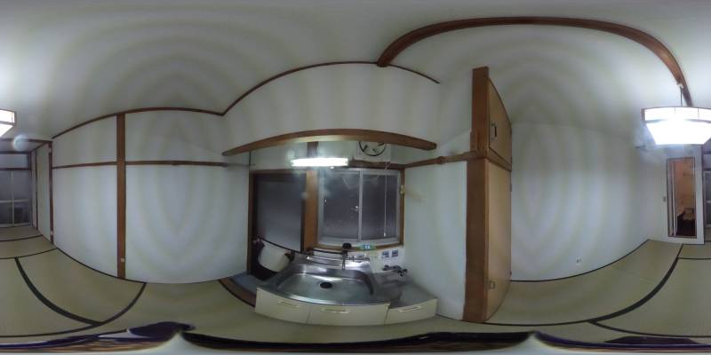 パノラマ画像キッチン