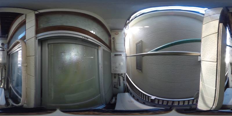 パノラマ画像バルコニー