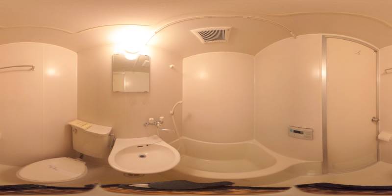 パノラマ画像バスルーム