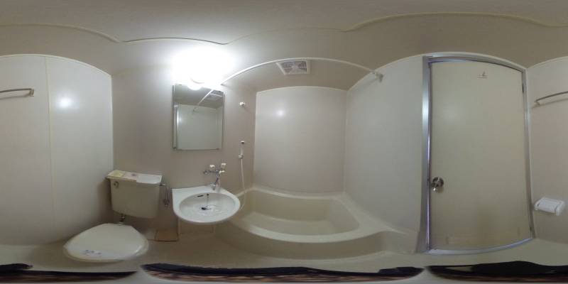 パノラマ画像バスルーム