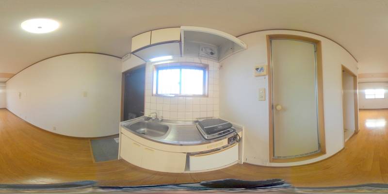 パノラマ画像キッチン