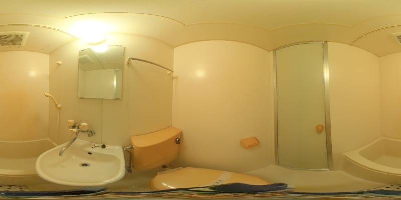 パノラマ画像バスルーム