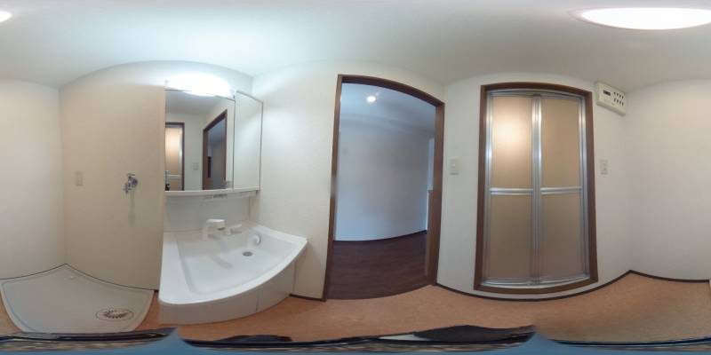 パノラマ画像洗面所