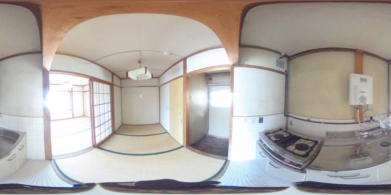 パノラマ画像キッチン