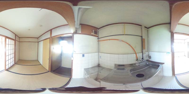 パノラマ画像キッチン