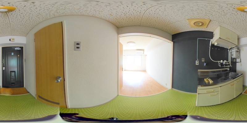 パノラマ画像キッチン