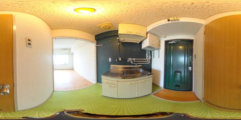 パノラマ画像キッチン