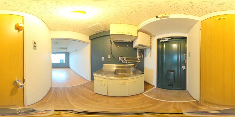 パノラマ画像キッチン