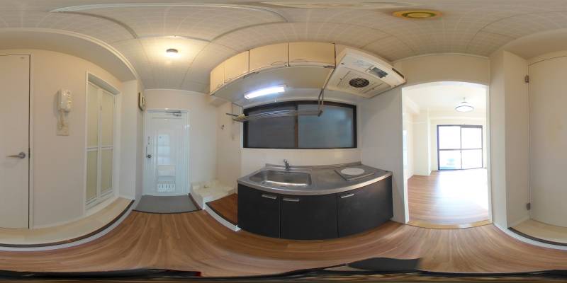 パノラマ画像キッチン